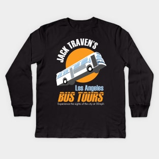 Jack Traven's Los Angeles Bus Tours Kids Long Sleeve T-Shirt